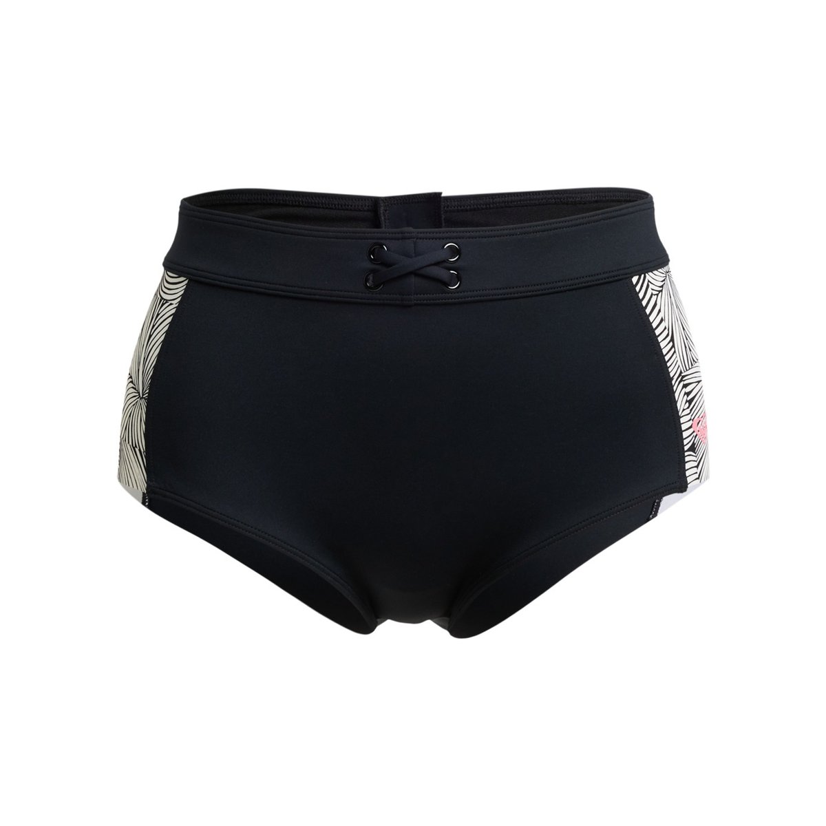 Bas de maillot de bain culotte bikini taille haute PRO SURF CLASSIC. noir anthracite popiscus, ROXY