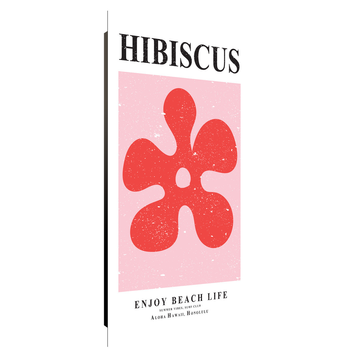 Tableau Sur Verre Synthétique Hibiscus Tropical ILLUSTRATION tableau en verre synthétique, CEANOTHE