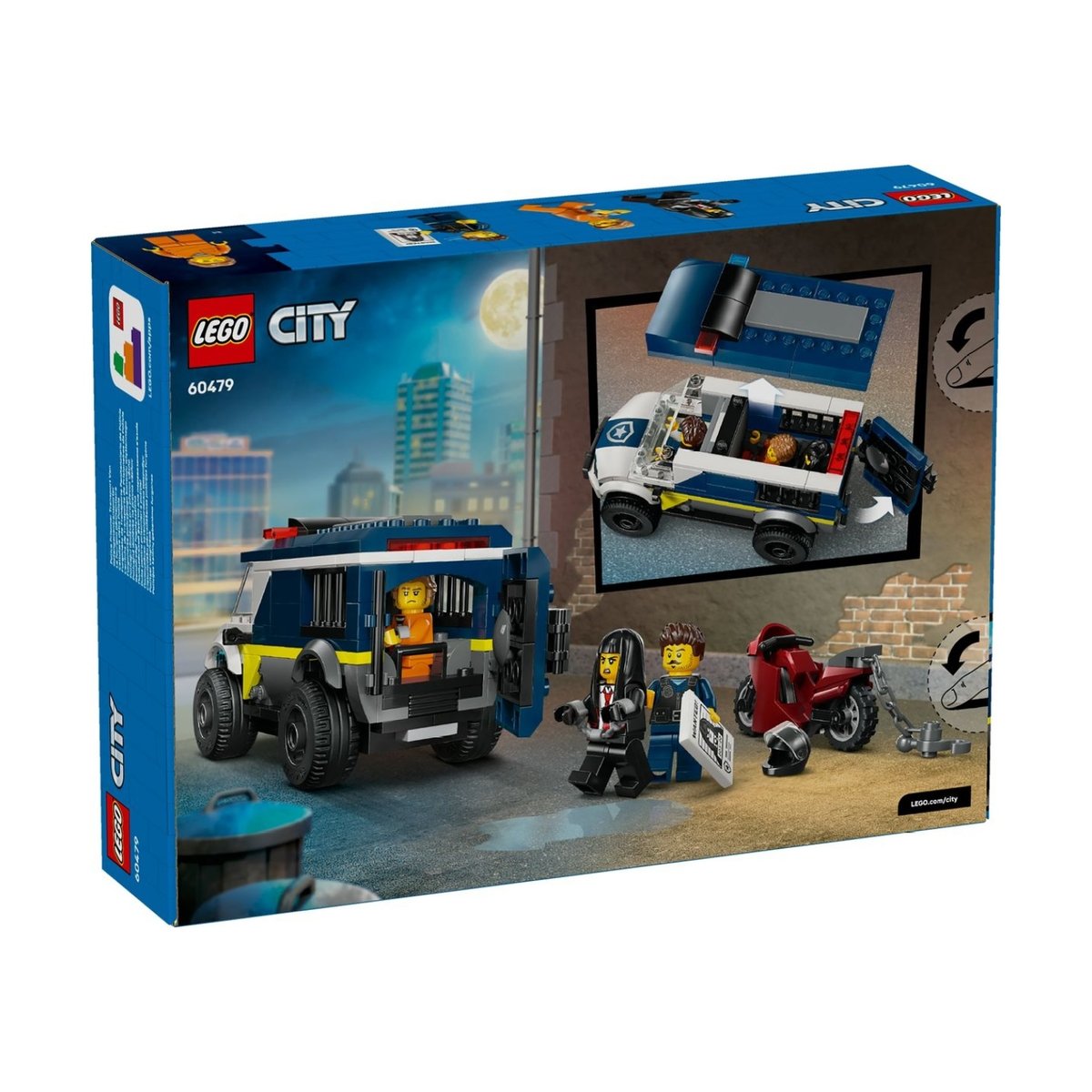 City Le fourgon pénitentiaire multicolore, LEGO