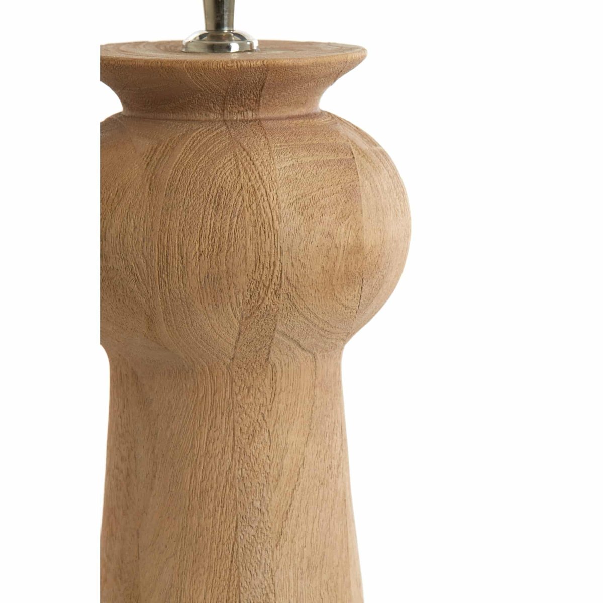 Base De La Lampe Bois BAGLIO naturel, LIGHT & LIVING