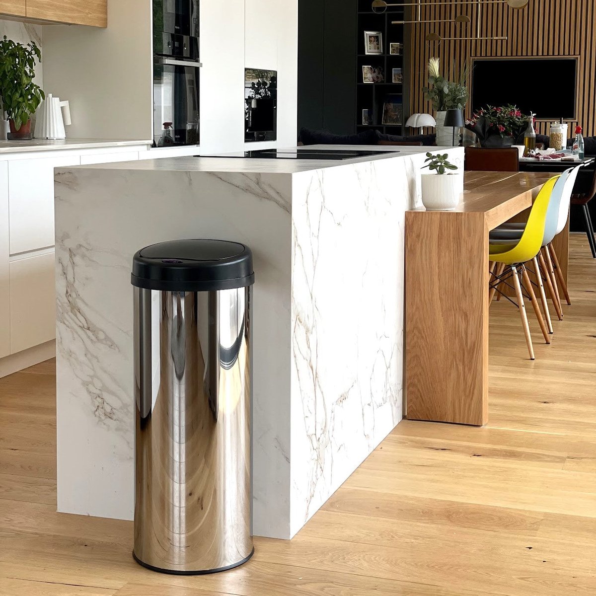 Poubelle de cuisine automatique ARTIC 50L silver, KITCHEN MOVE