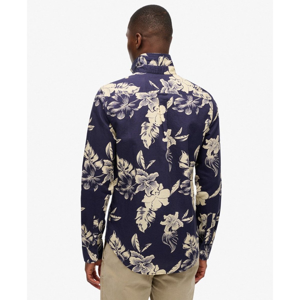 Chemise de plage à manches longues indigo chrissy, SUPERDRY