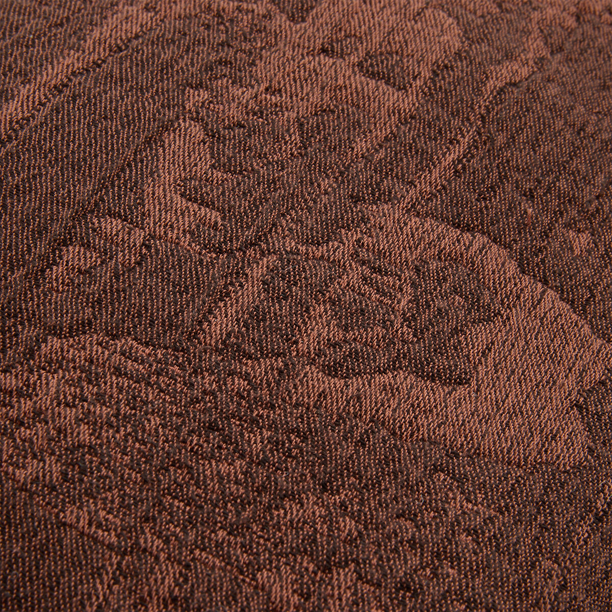 Funda de cojín en jacquard de algodón, LIV teja, AM.PM