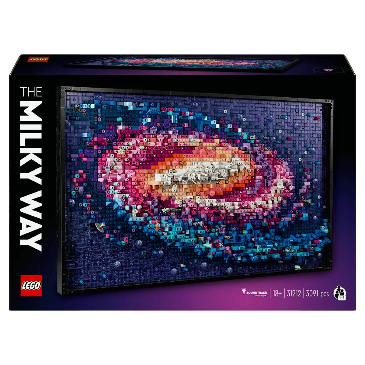 31212 - ART La voie lactée violet, LEGO
