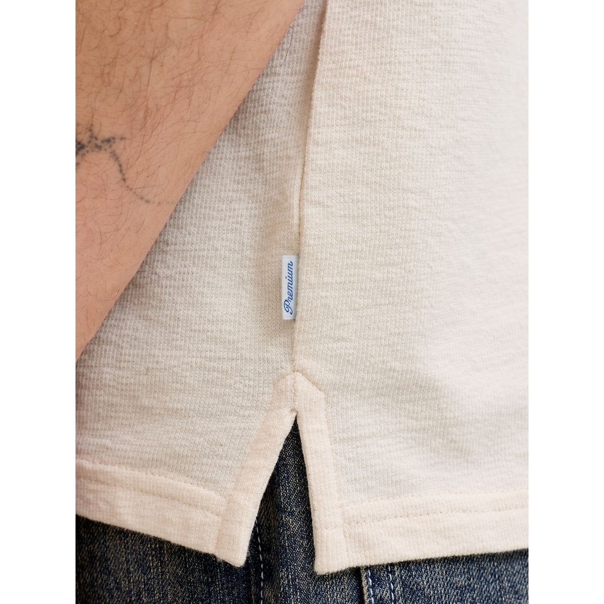 T-Shirt grise - sea pearl 1, JACK & JONES