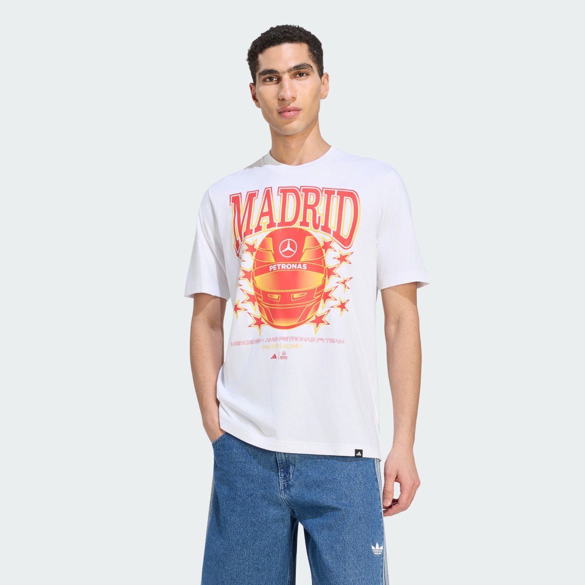 T-Shirt Mercedes - Amg Petronas Formula 1 Team Madrid T-Shirt Mercedes - Amg Petronas Formula 1 Team Madrid white, adidas Performance