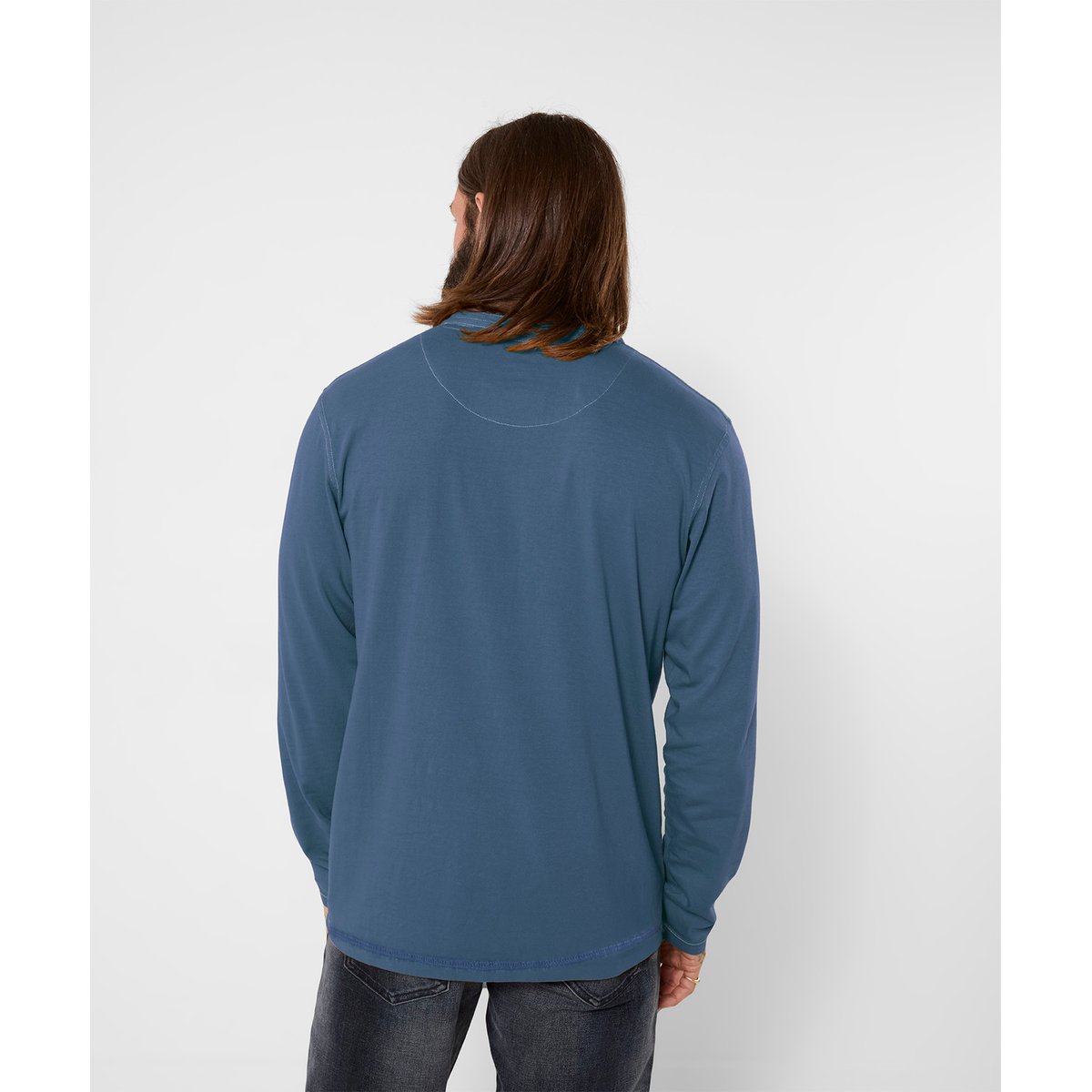 Incroyable Henley Indigo Personnalisé bleu, JOE BROWNS