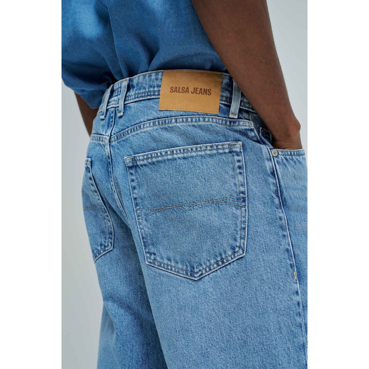 JEAN LOOSE FIT bleu denim, SALSA JEANS