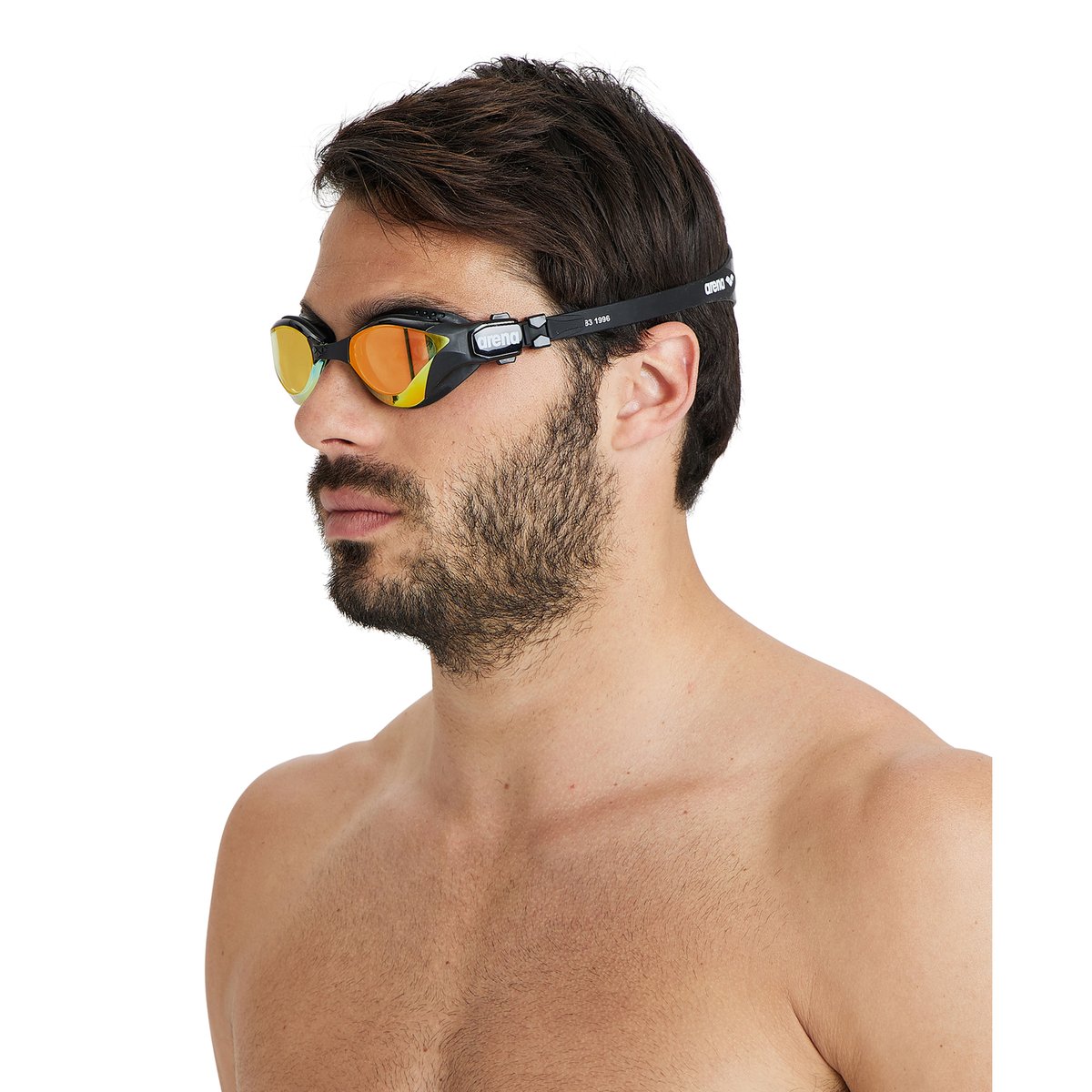 Lunettes s pour le triathlon Cobra Tri Swipe Mirror yellow copper-black, ARENA