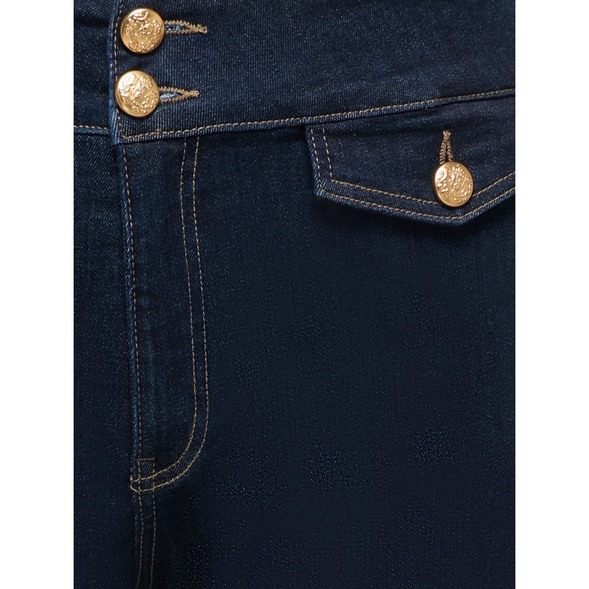 Jean À Jambe Large dark blue denim, ONLY CARMAKOMA