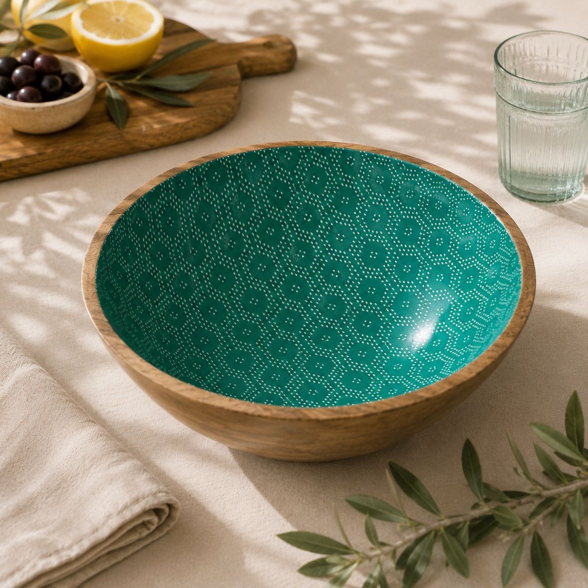 Saladier grand modèle, SEA bleu, ARTIME