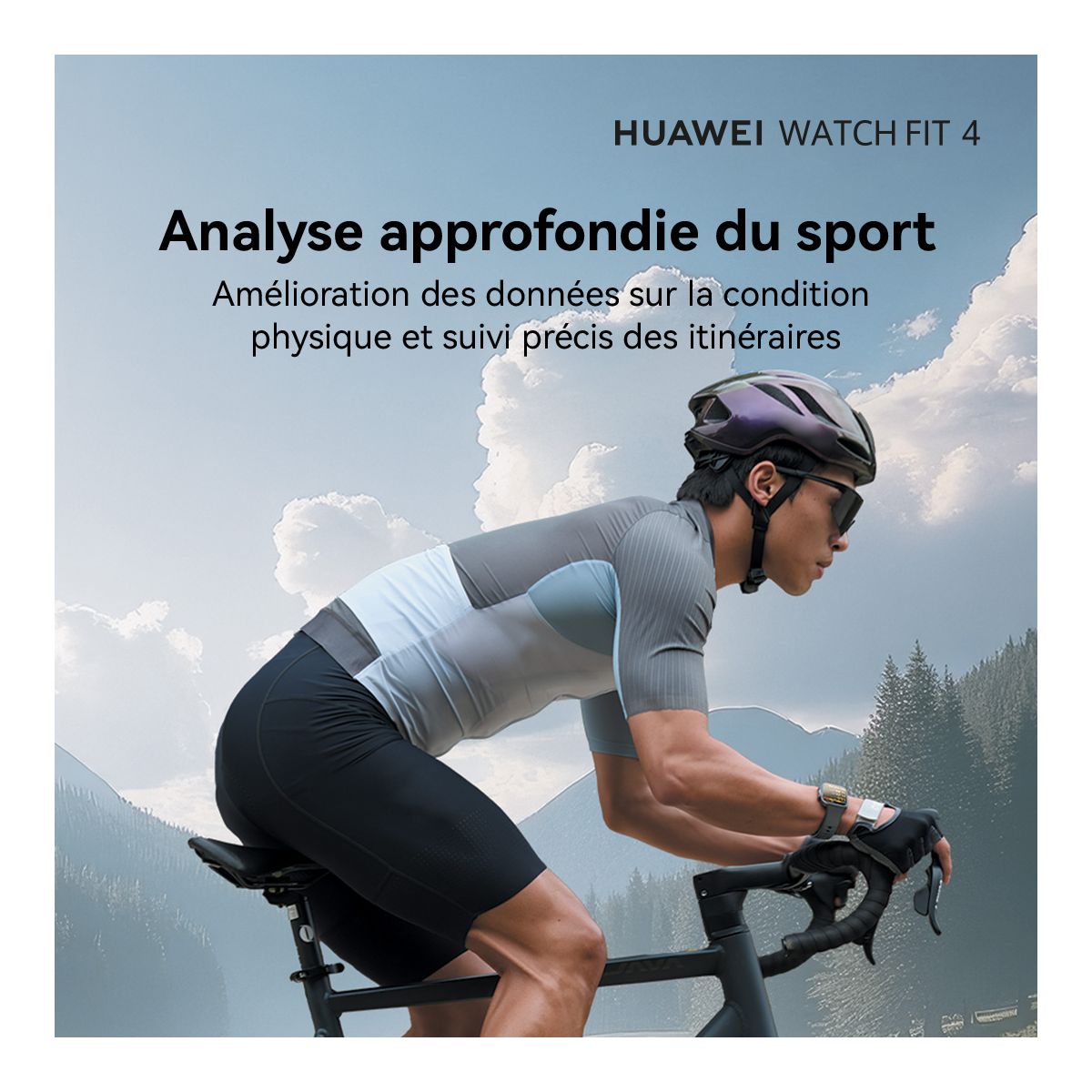 Montre connectée Watch Fit 4 Noir noir, HUAWEI