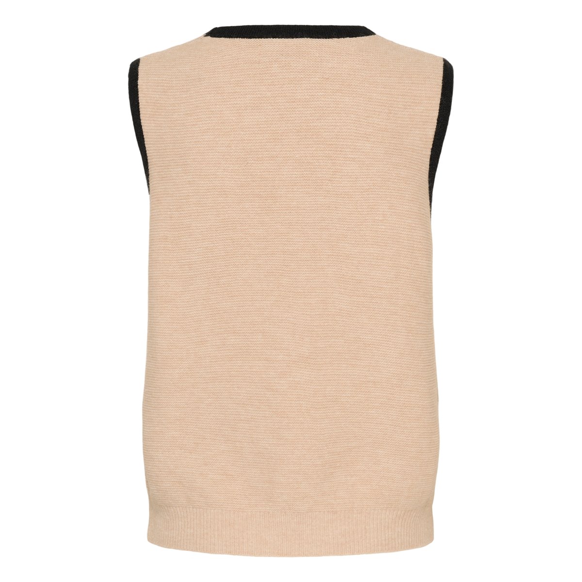 Manteau tricoté beige oat melange, CREAM