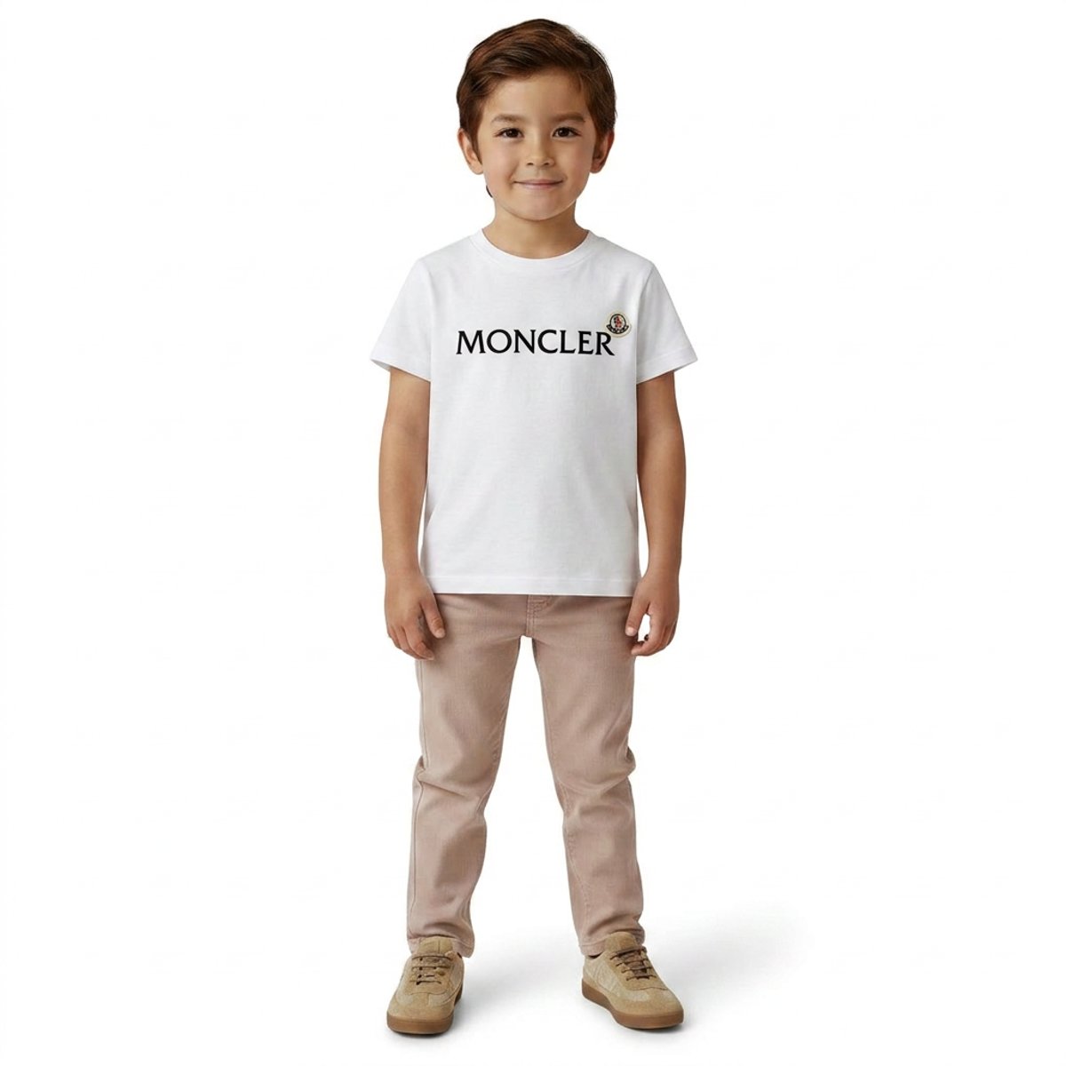 T-shirt  - Très bon état blanc, MONCLER