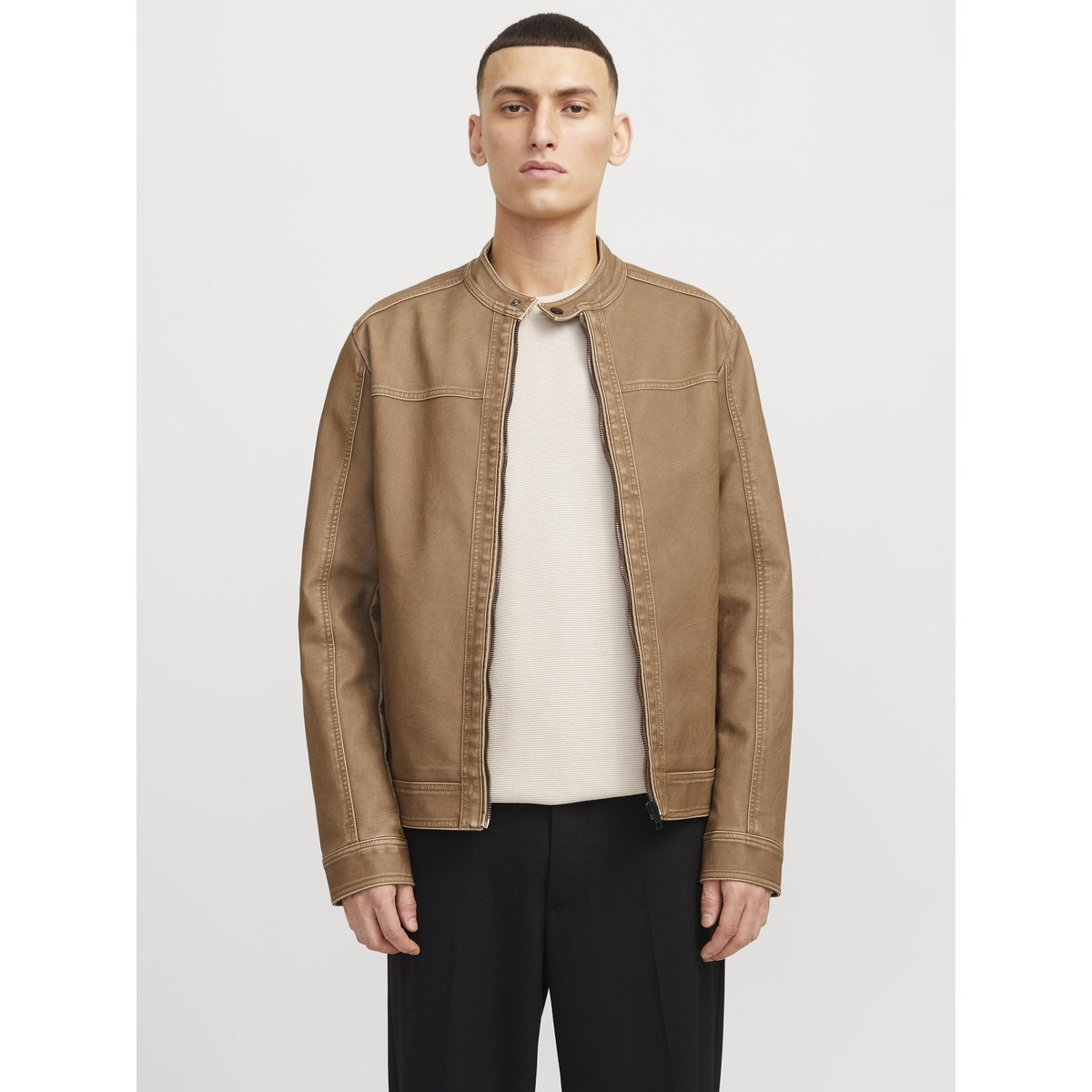 Veste En Cuir Synthétique safari, JACK & JONES