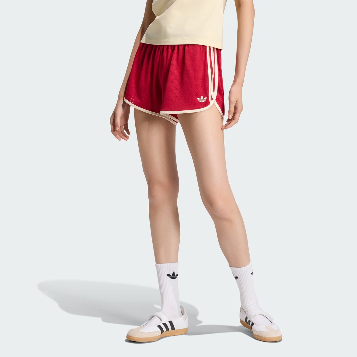 Short Sprinter 3S Mesh Short Sprinter 3S Mesh team victory red / warm vanilla, adidas Originals