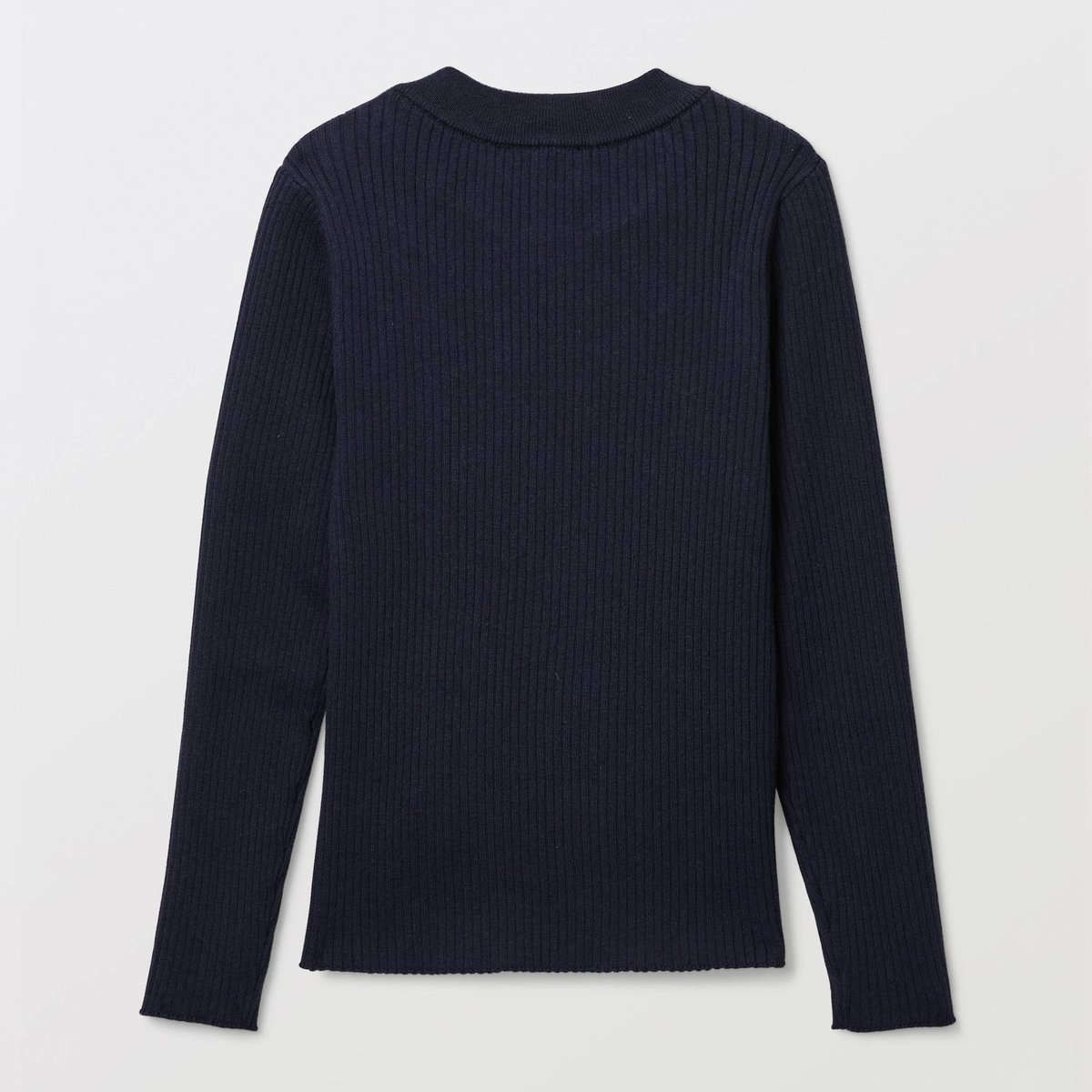 Sous pull en coton et cachemire marine, MONOPRIX