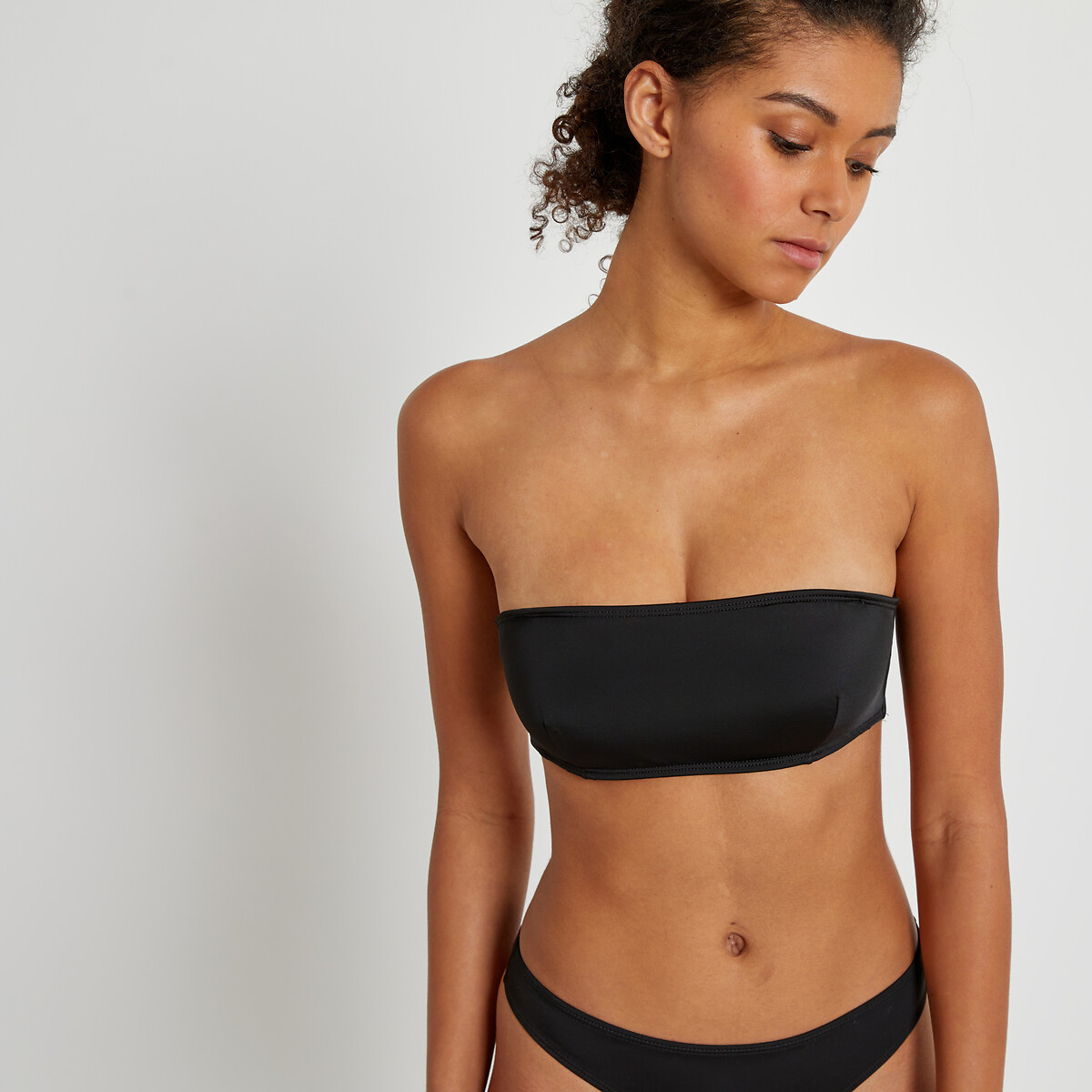 Haut de maillot de bain bandeau noir, LA REDOUTE COLLECTIONS
