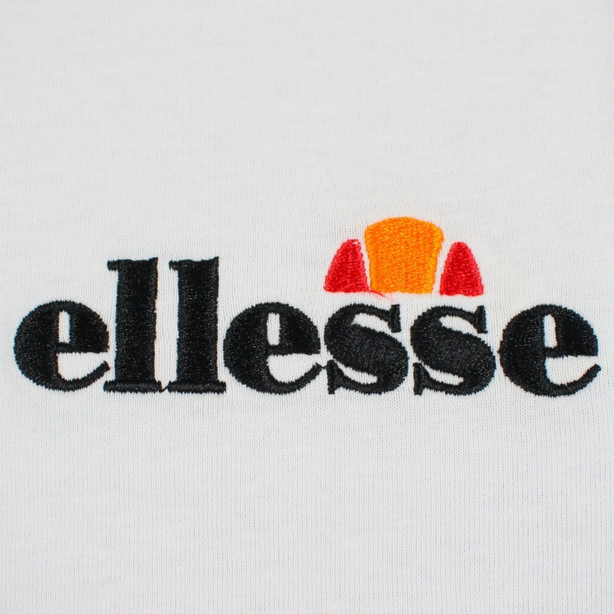 T-shirt manches courtes, col rond LOGO blanc, ELLESSE