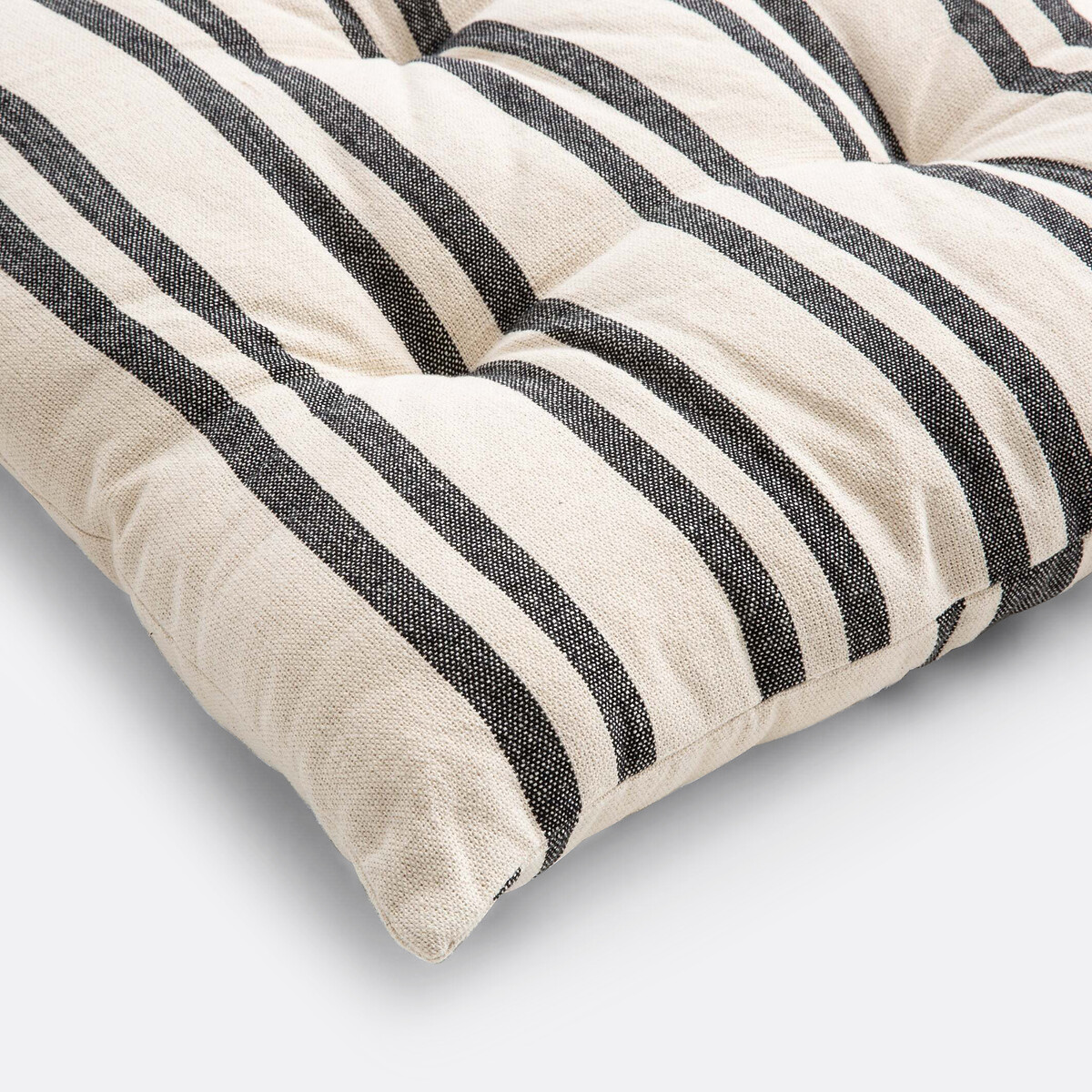Matelas de sol 120 cm rayé, Minille naturel/noir, LA REDOUTE INTERIEURS