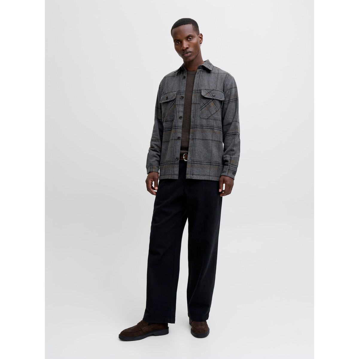 Surchemise dark grey, JACK & JONES