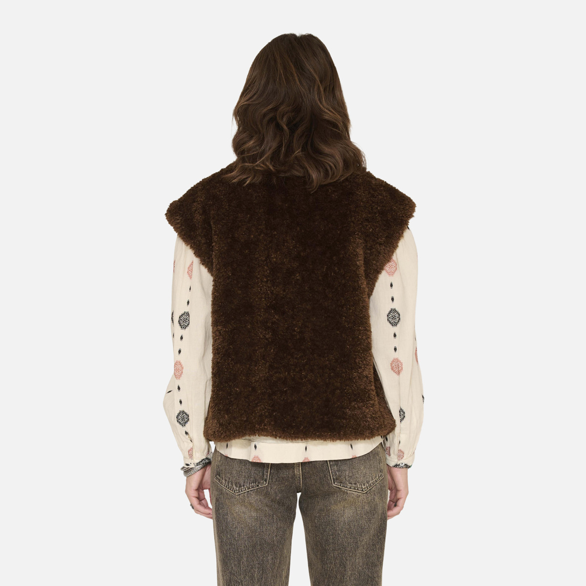 Gilet GINA brown, MKT STUDIO