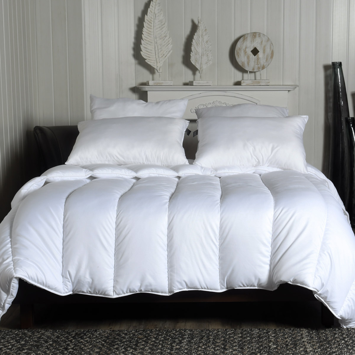 Couette d'été en microfibre - Légère - 180 g/m² COURCHEVEL LIGHT couleur unique, SENSEI MAISON
