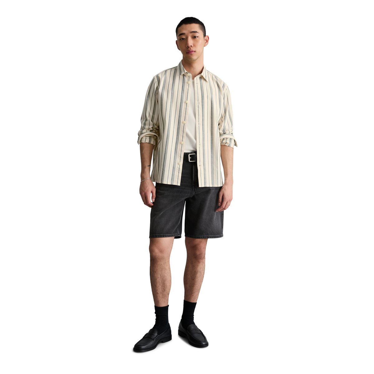 Chemise regular en pur coton bio blanc naturel, MARC O’POLO DENIM