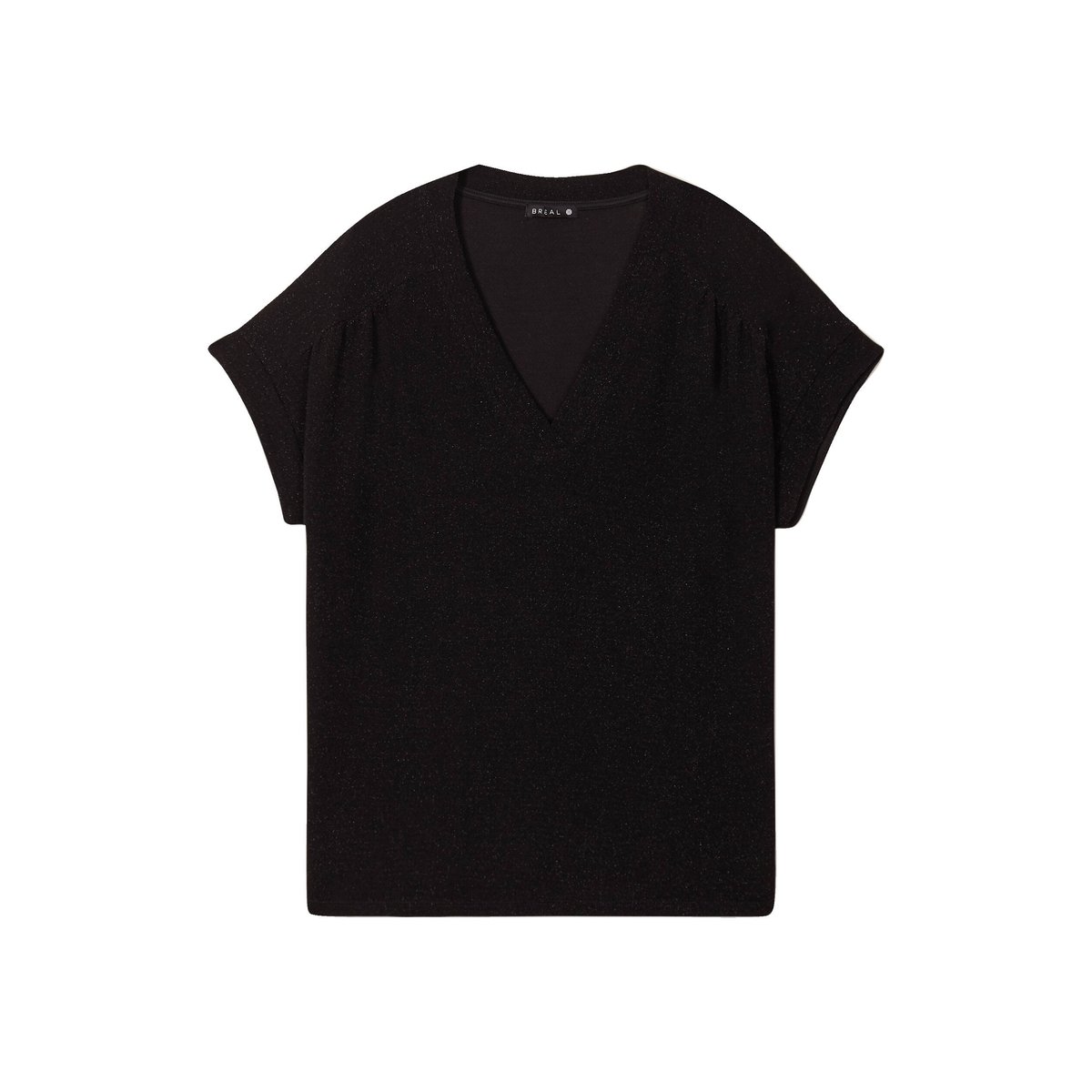T-shirt manches courtes noir, BREAL