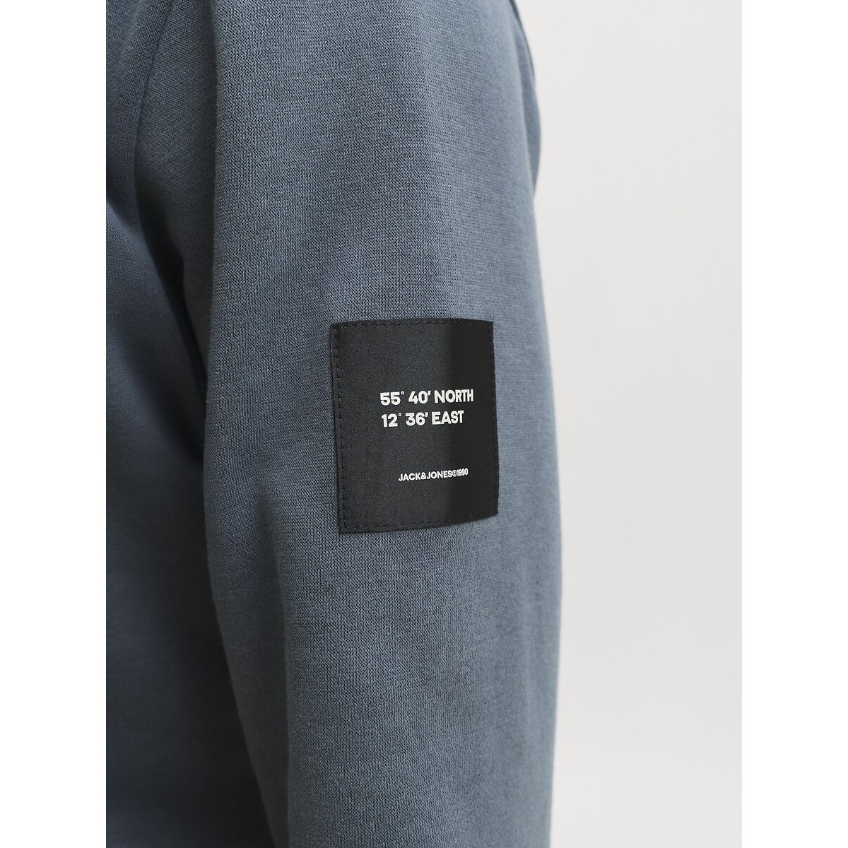 Cleveland Hoodie grey blue, JACK & JONES