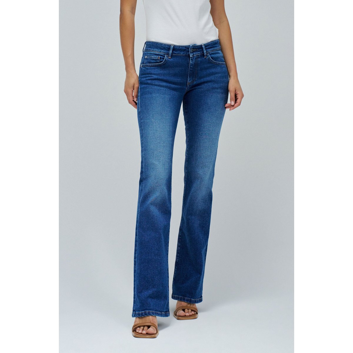 JEAN WONDER PUSH UP BOOTCUT bleu, SALSA JEANS
