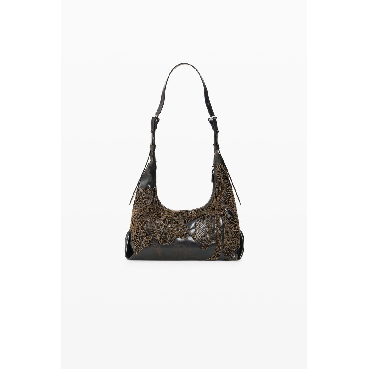 Petit sac à bandoulière marron, DESIGUAL