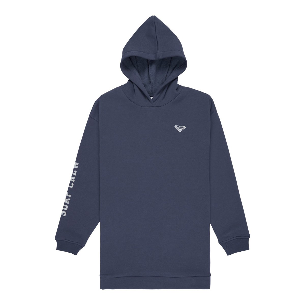Robe sweat à capuche SWEET SONG. bleu vintage indigo, ROXY