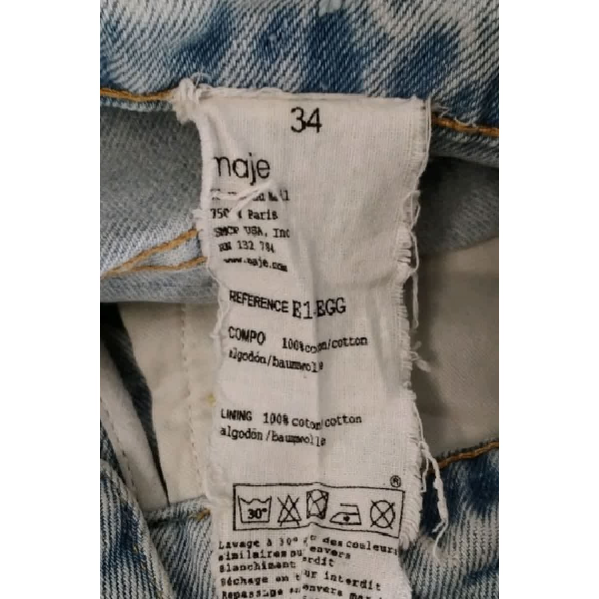 Short - Très Bon État bleu, MAJE
