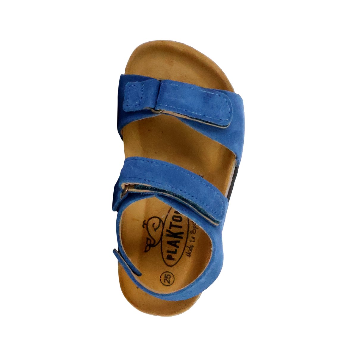 Mules Cuir Pol bleu, PLAKTON