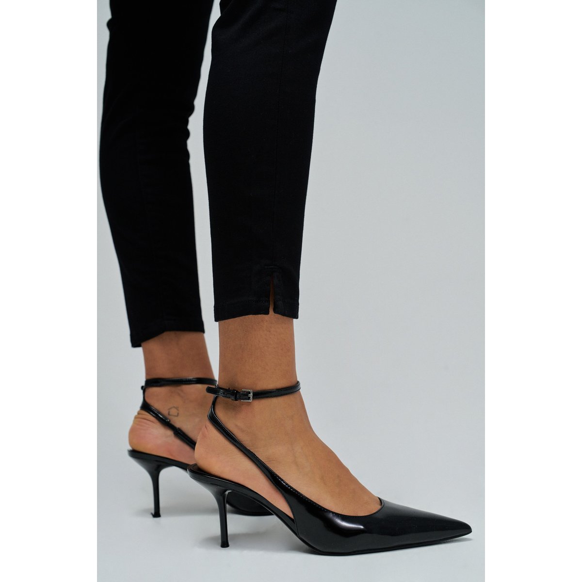 JEAN FAITH PUSH IN CROPPED SKINNY noir, SALSA JEANS