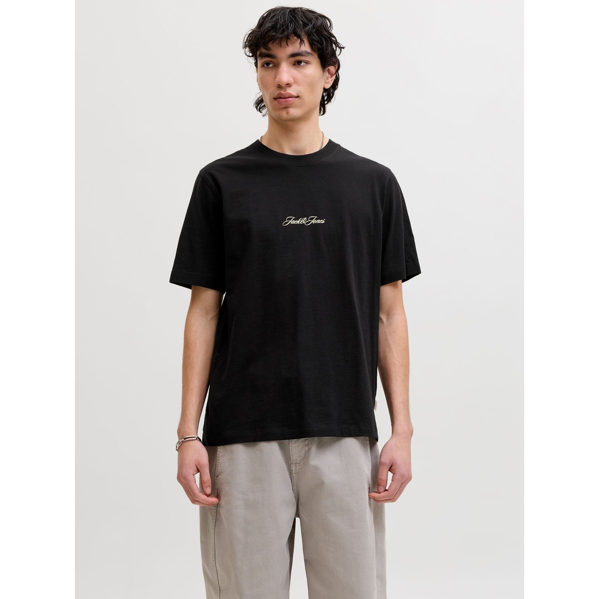 T-Shirt black 1, JACK & JONES