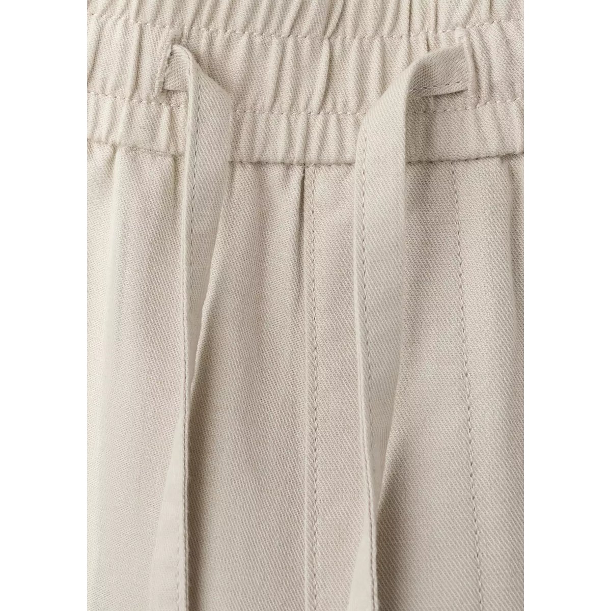 Pantalon coton lin cordon sable, MANGO TEEN