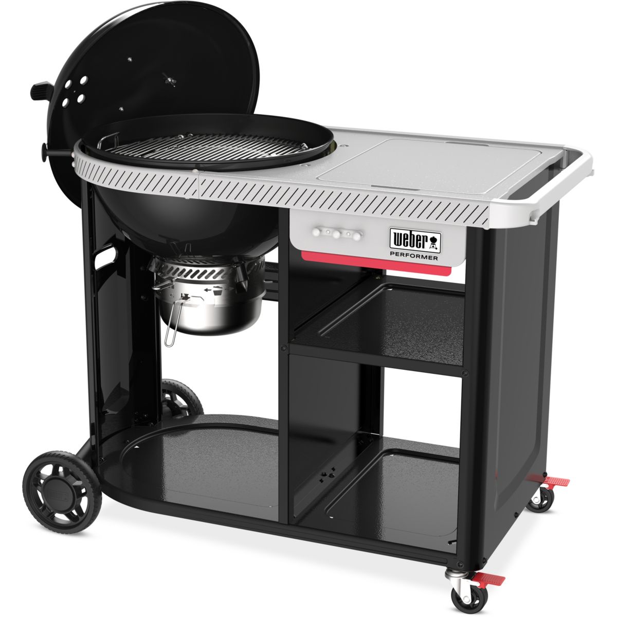 Barbecue charbon Charbon Performer Premium 57 cm noir, WEBER