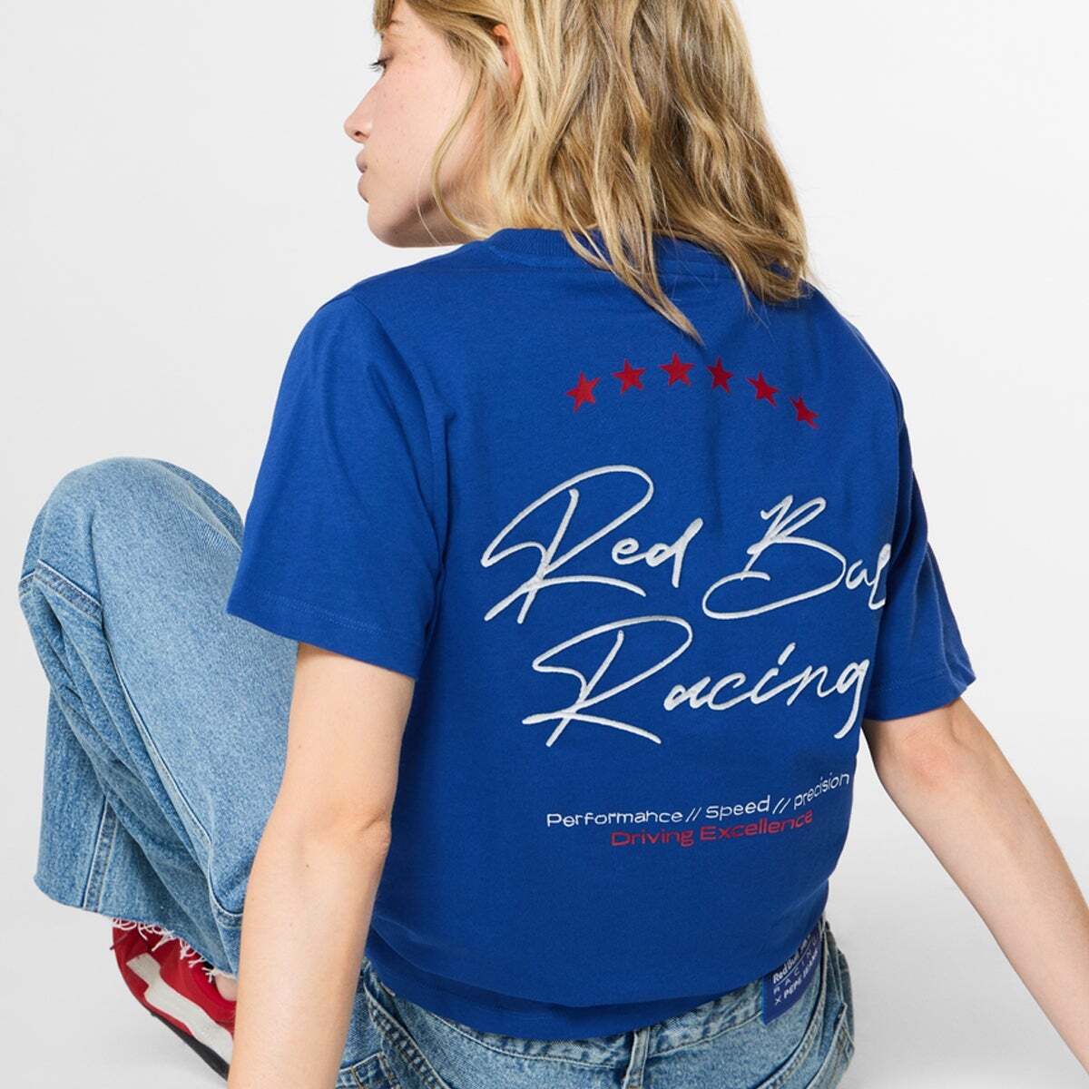 Red Bull Racing T-Shirt À Coupe Décontractée Avec Imprimé Au Dos bleu électrique, PEPE JEANS