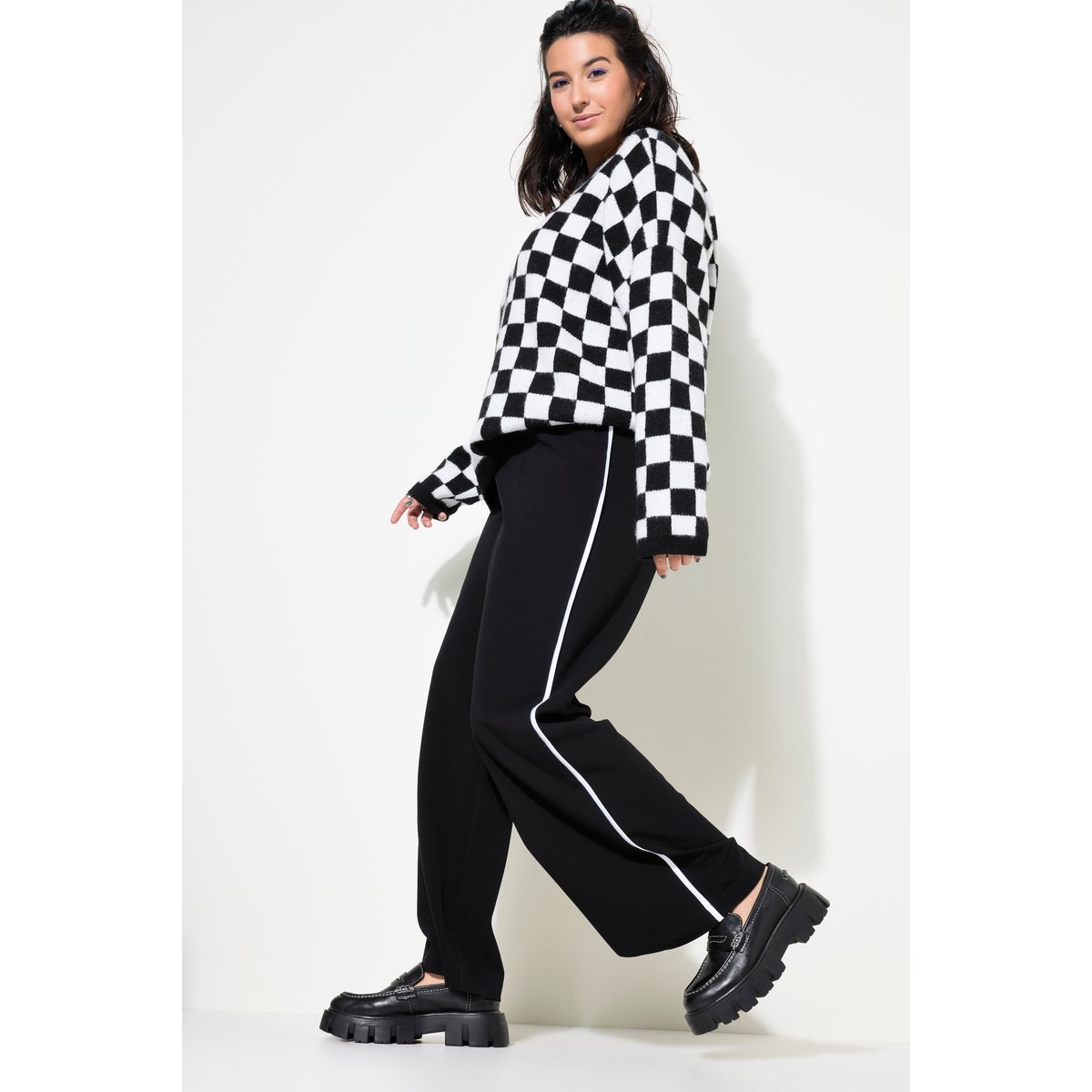 Pantalon de tailleur. Taille haute. noir, STUDIO UNTOLD
