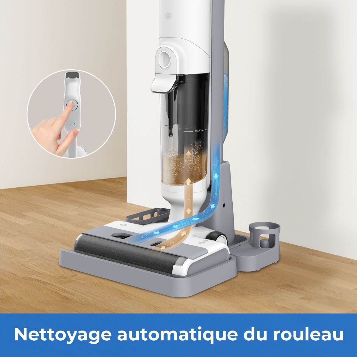 Aspirateur laveur ECFWVC100 couleur unique, ESSENTIEL B