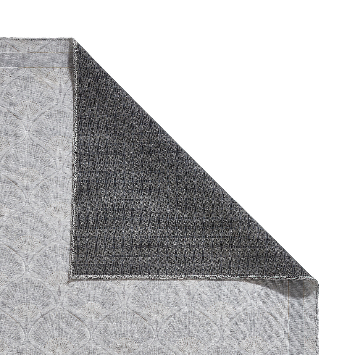 Catherine Lansfield Peacock Art Deco Washable Rug silver-coloured, CATHERINE LANSFIELD
