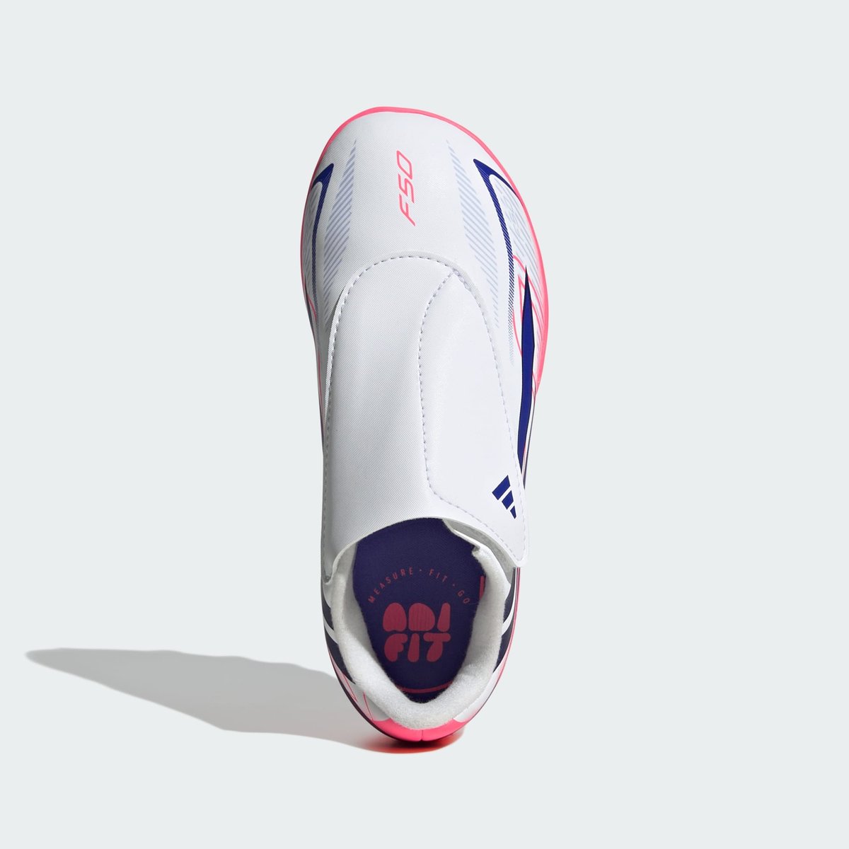 Chaussure De Football Scratch F50 Hyperfast Club Terrain Souple / Multi-Surfaces Enfants cloud white / solar purple / solar turbo, adidas Performance