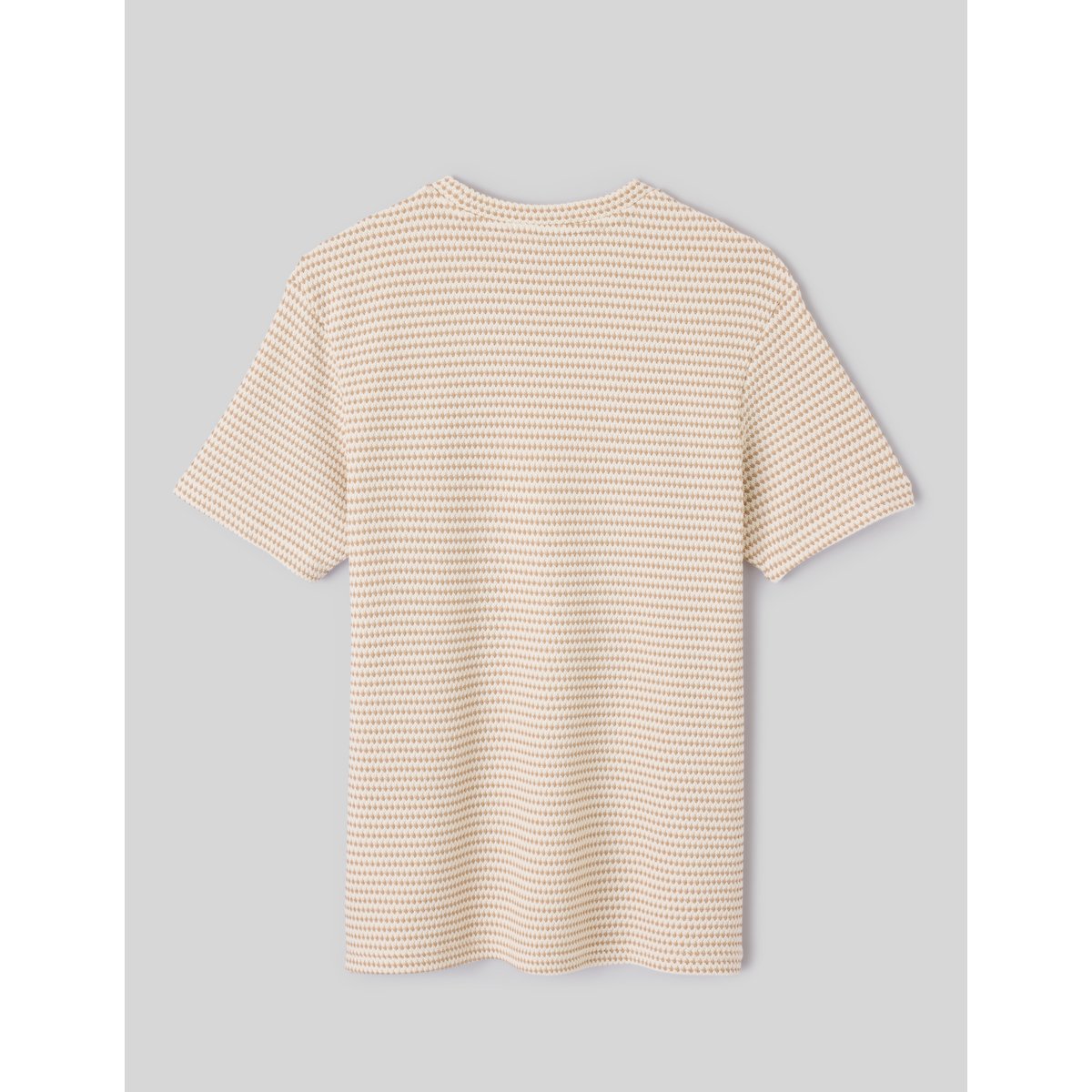 T-shirt rayures tricot beige, BZB