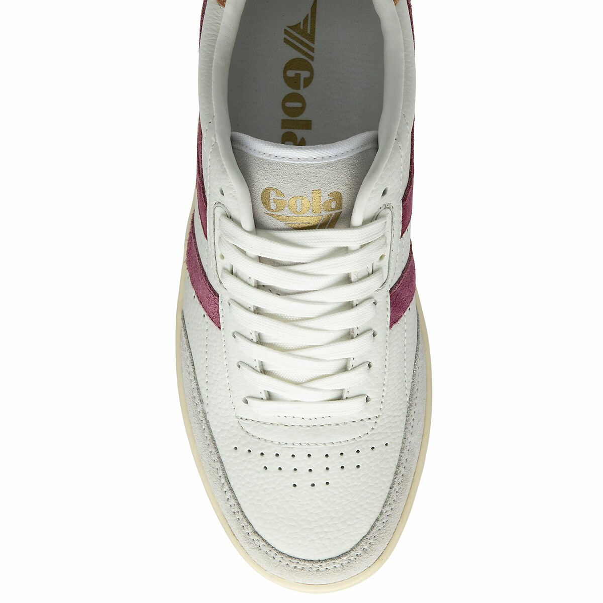 Baskets Falcon blanc/cerise, GOLA