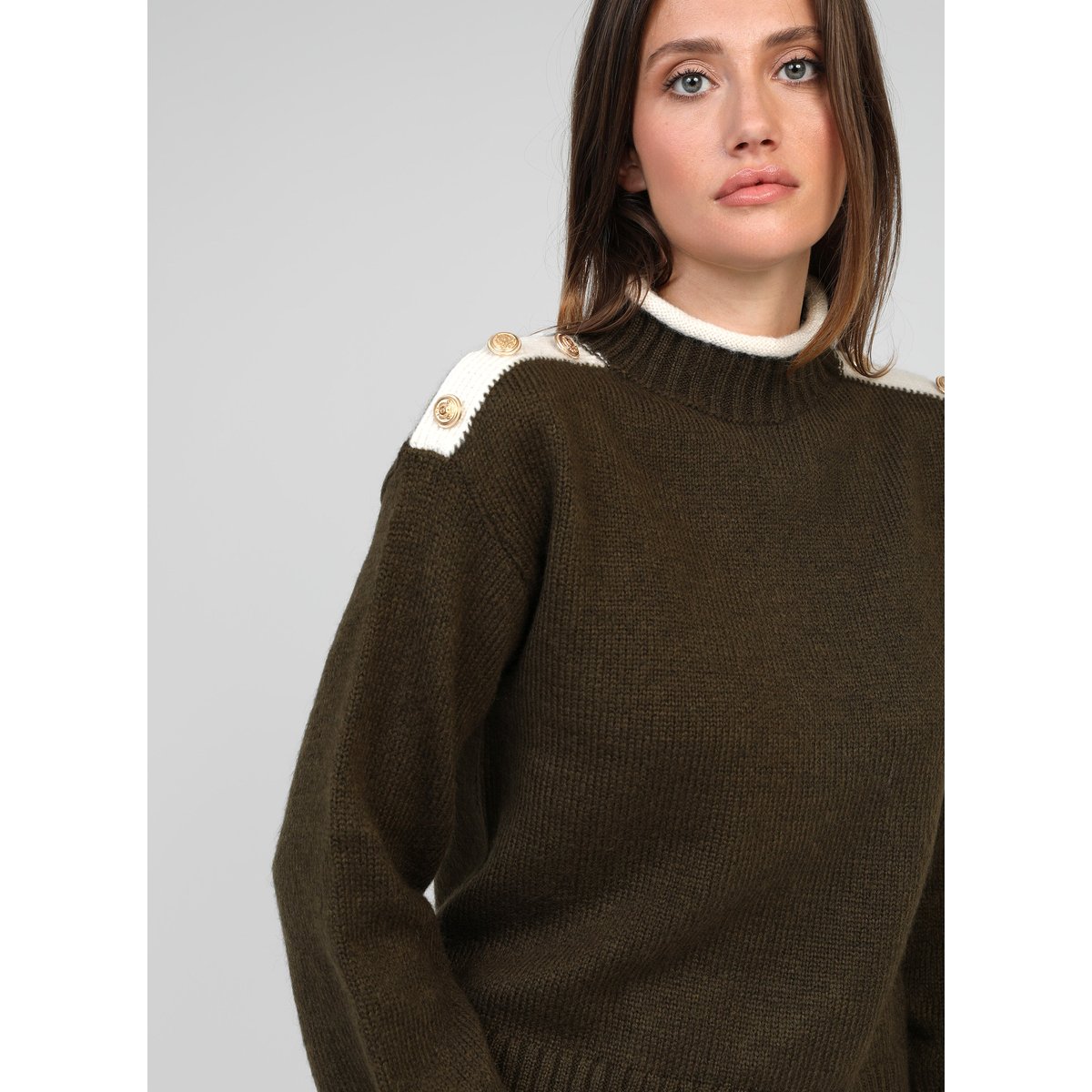 Pull LOUKI kaki, AN'GE