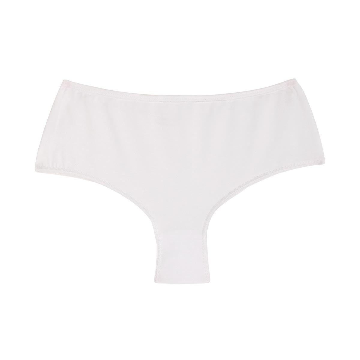 Shorty Tanga Coton blanc, WE ARE JOLIES