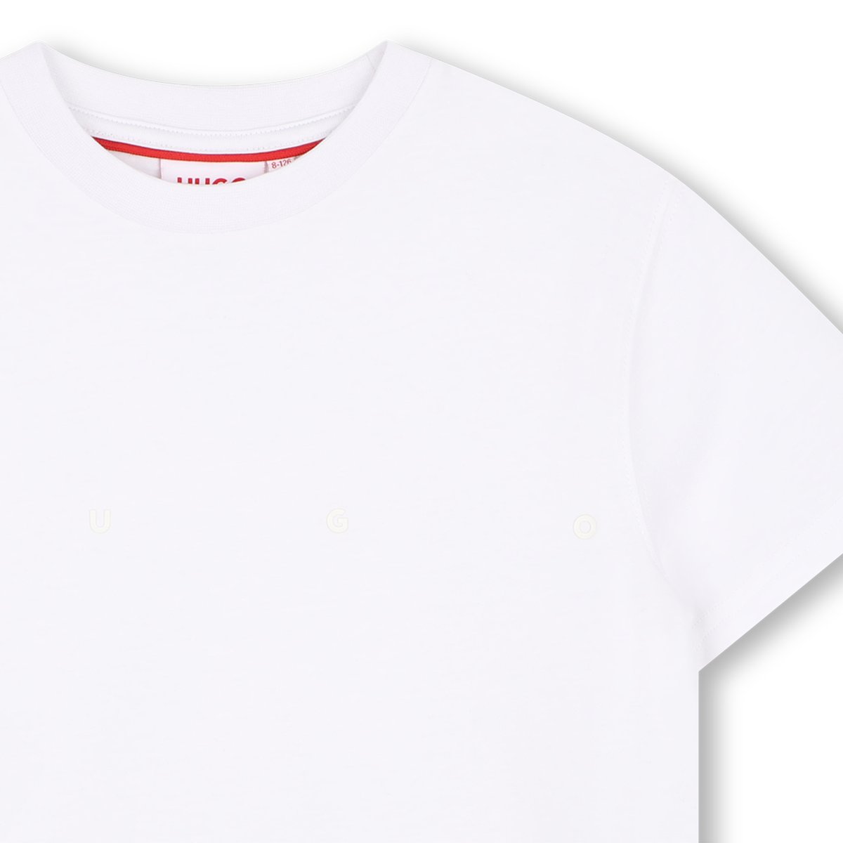 Tee-shirt manches courtes blanc, HUGO KIDSWEAR