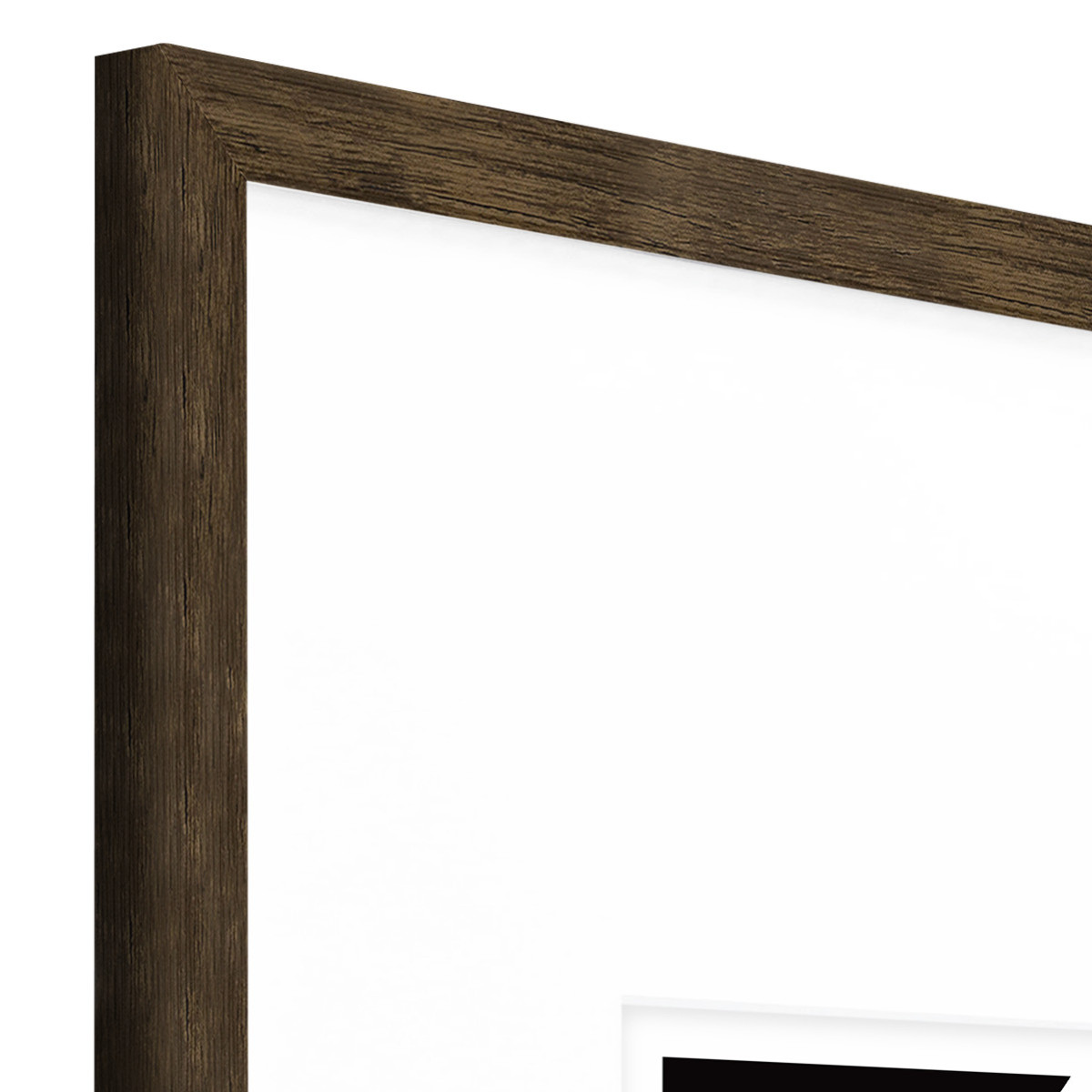 Cadre Photo Avec Passe-partout En Bois WILD brun, CEANOTHE